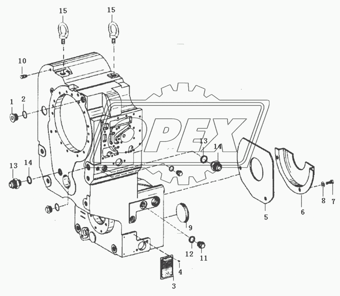 Transmission assembly 4644 101 190