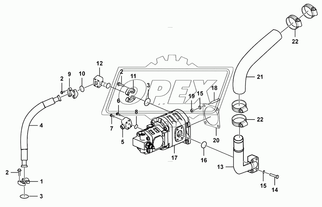 Steering pump assembly