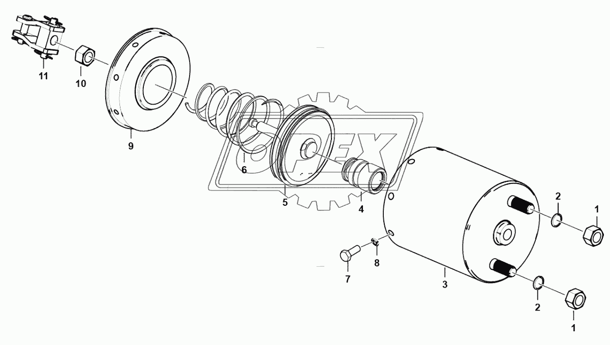 Brake cylinder assembly