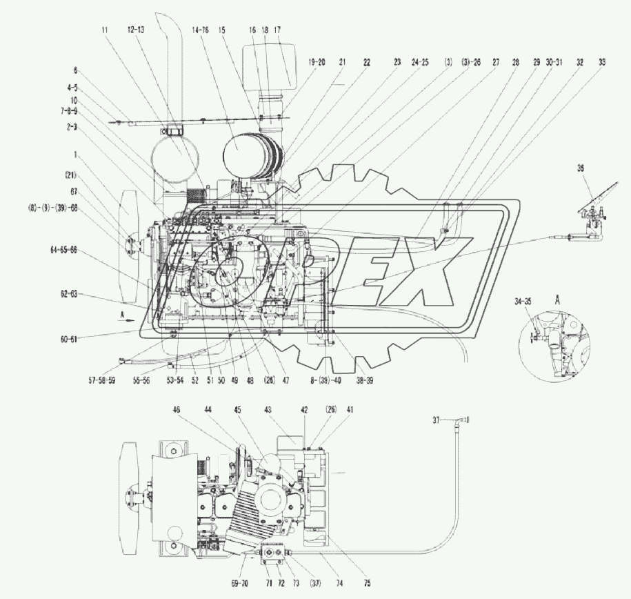 DIESEL ENGINE ASSY