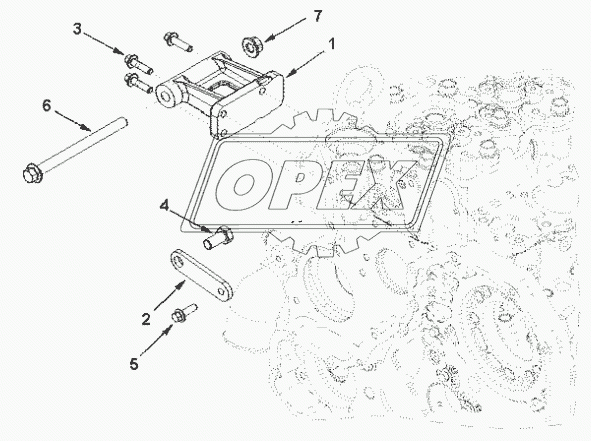 MOUNTING,ALTERNATOR EH97541ZZ