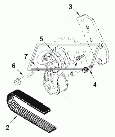 DRIVE,ALTERNATOR EH97543ZZ