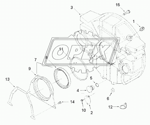 Housing,Flywheel FH 9020ZZ