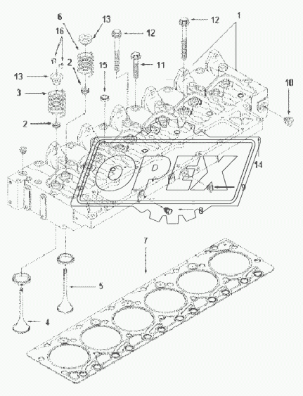 HEAD,CYLINDER PP 9980-01ZZ