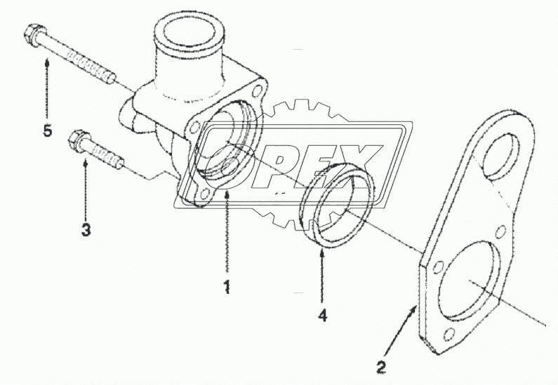 HOUSING,THERMOSTAT TH 9037ZZ