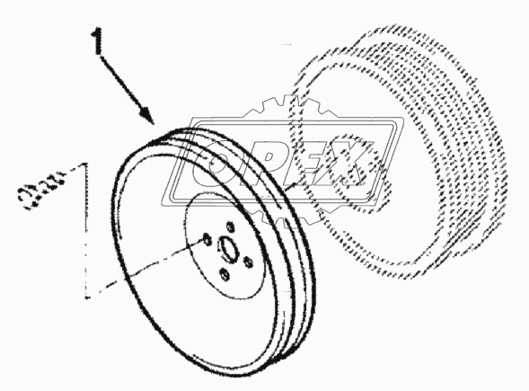 PULLEY,ACCESSORY PA 9001