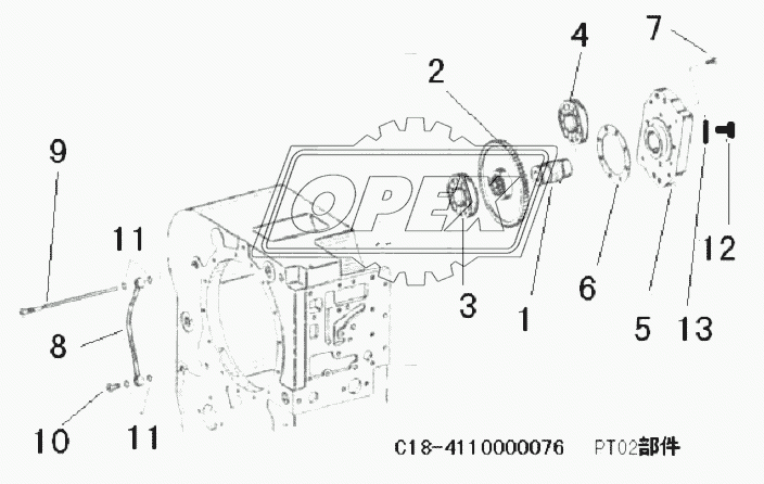 PTO2 PARTS P.T.02