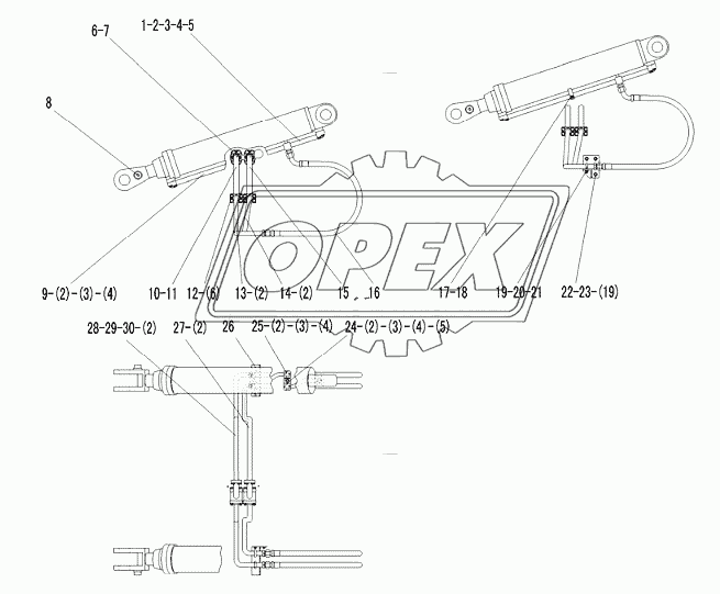 LIFTING CYLINDER ASSEMBLY