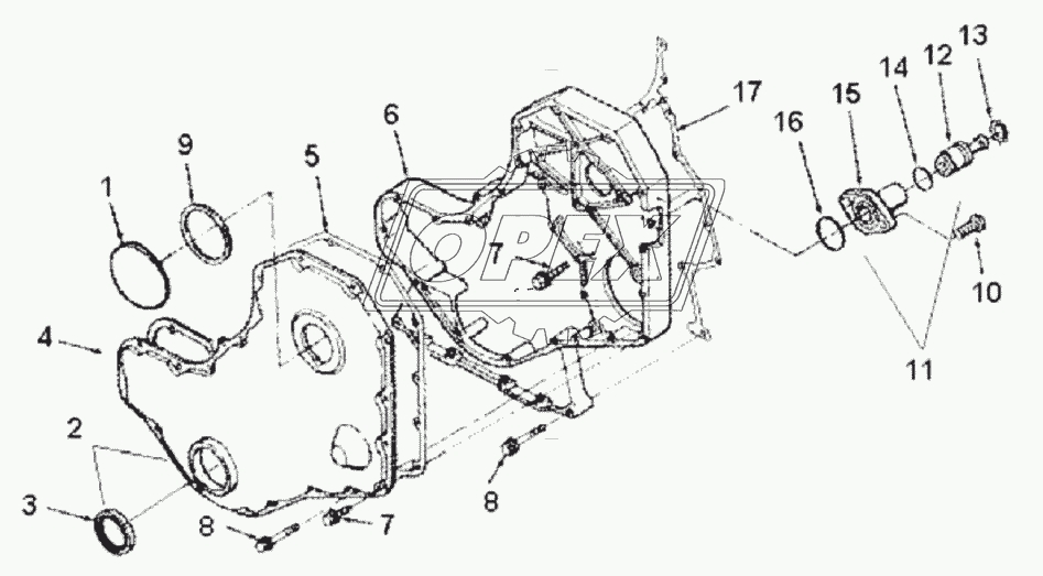 COVER, FRONT GEAR BP 9807-01ZZ