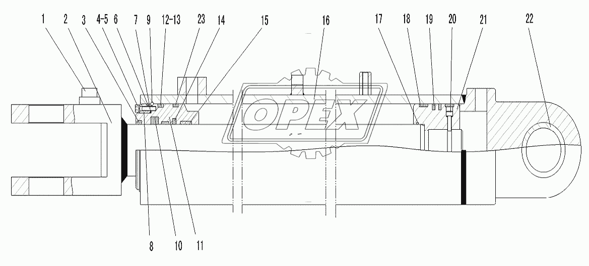 LIFT ARM CYLINDER (371368)