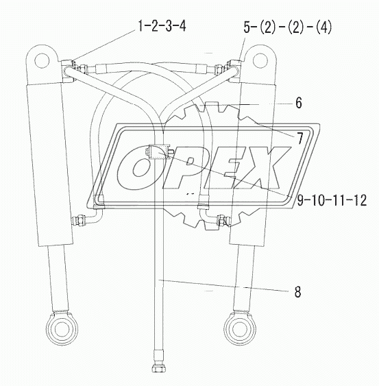 STEERING CYLINDER ASSEMBLY