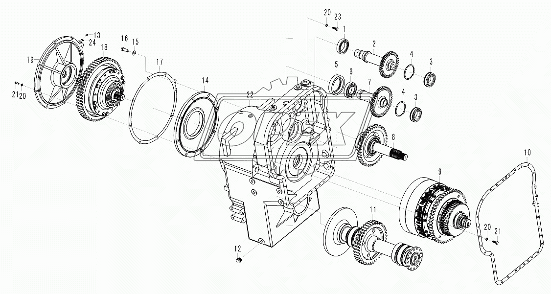 A303 transmission assembly