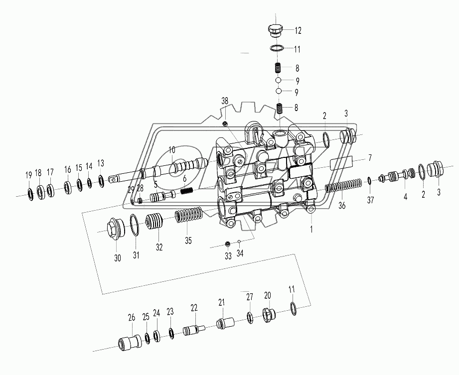 Transmission control lg03-bsf valve (350802)