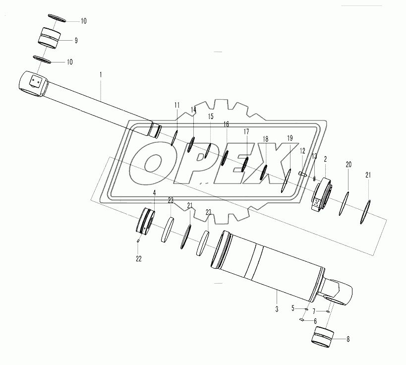 Dump cylinder (371368)