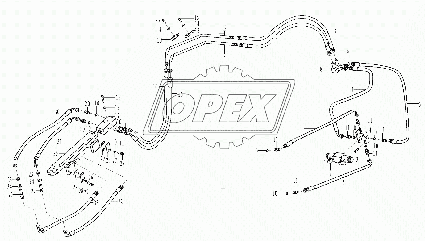 Quick-change equipment hydraulic assembly