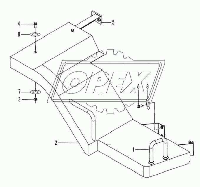 Right bench assembly