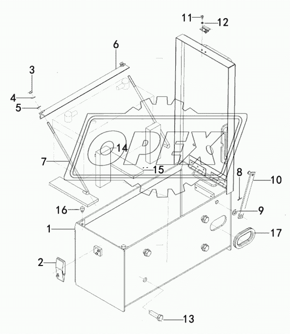 Right battary box