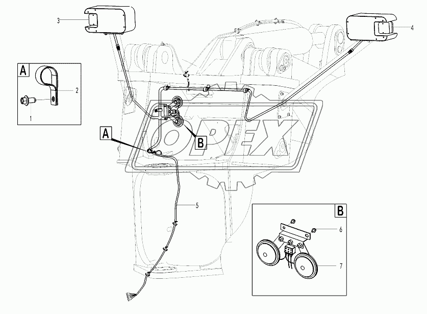Electric assembly-front frame