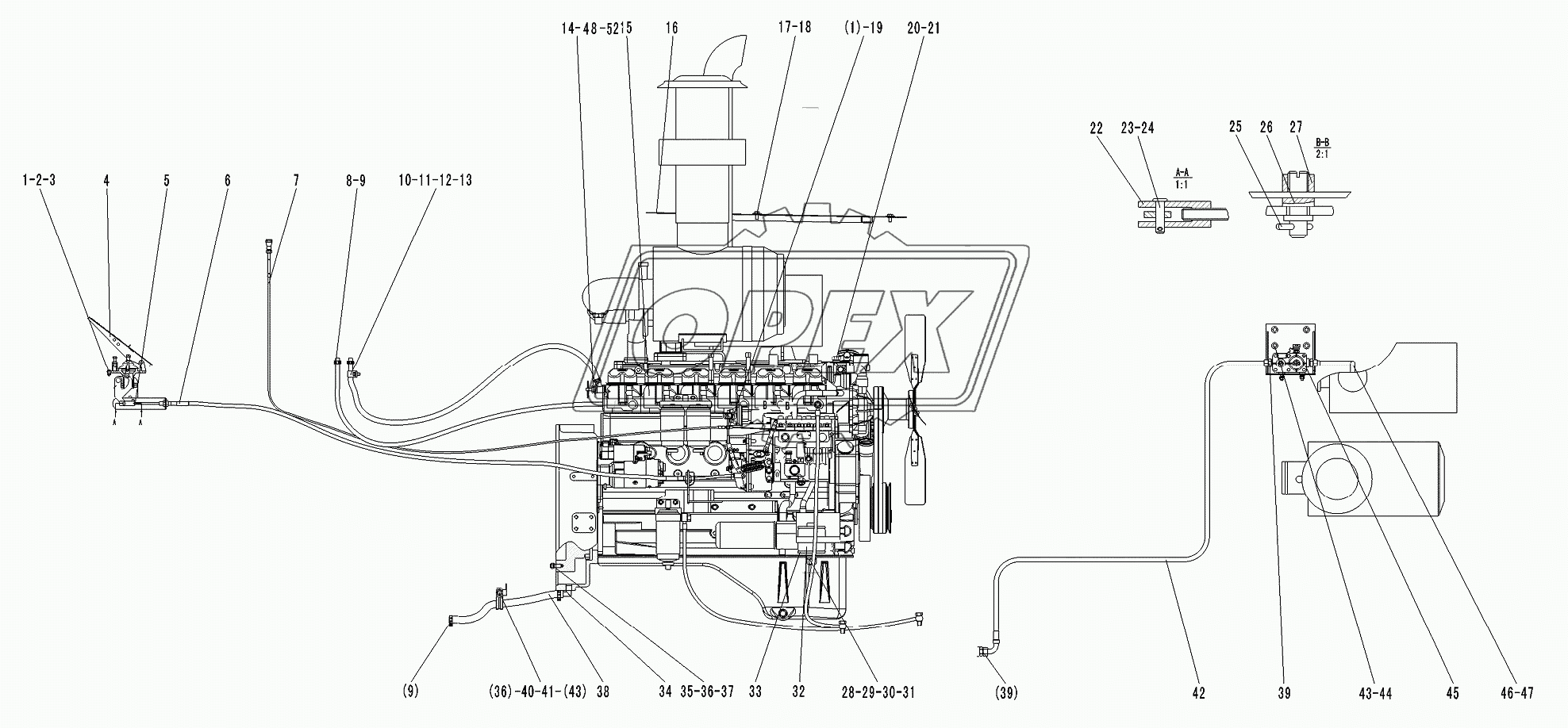 DIESEL ENGINE ASSEMBLY