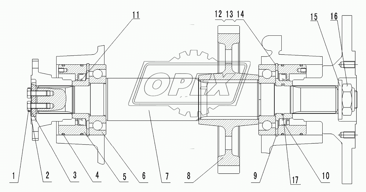 OUTPUT SHAFT ASSEMBLY