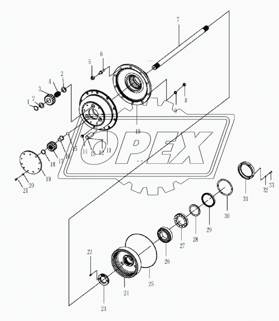 FINAL DRIVE ASSEMBLY