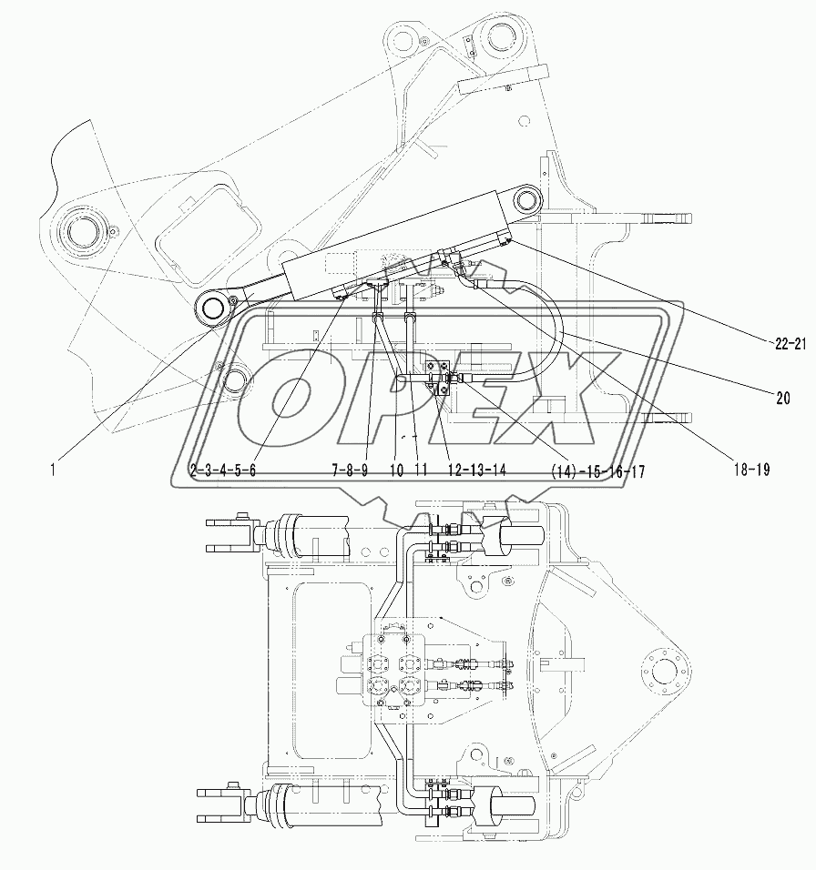 LIFTING CYLINDER ASSEMBLY