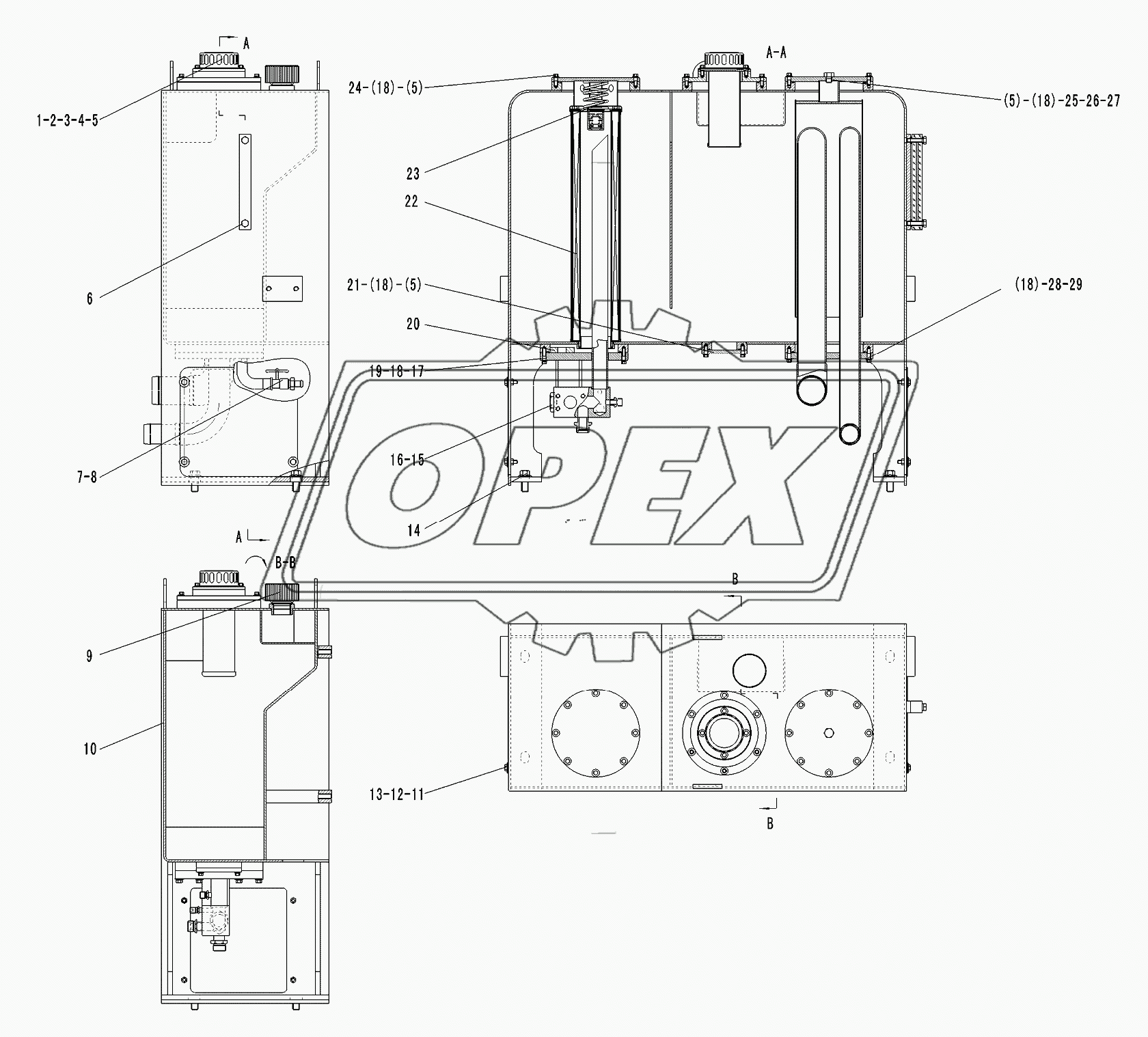 HYDRAULIC TANK ASSEMBLY