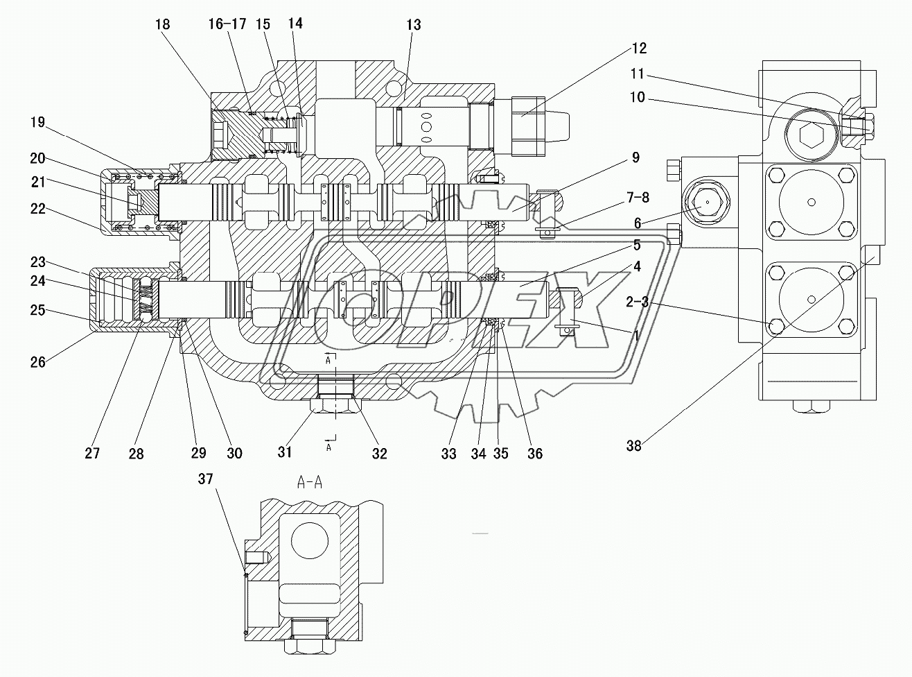 MULTIPLE UNIT VALVE DFS-32-16 (331001)