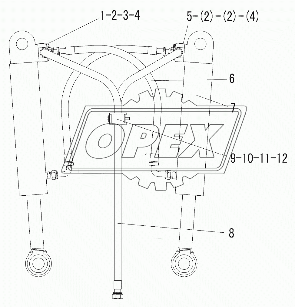 STEERING CYLINDER ASSEMBLY