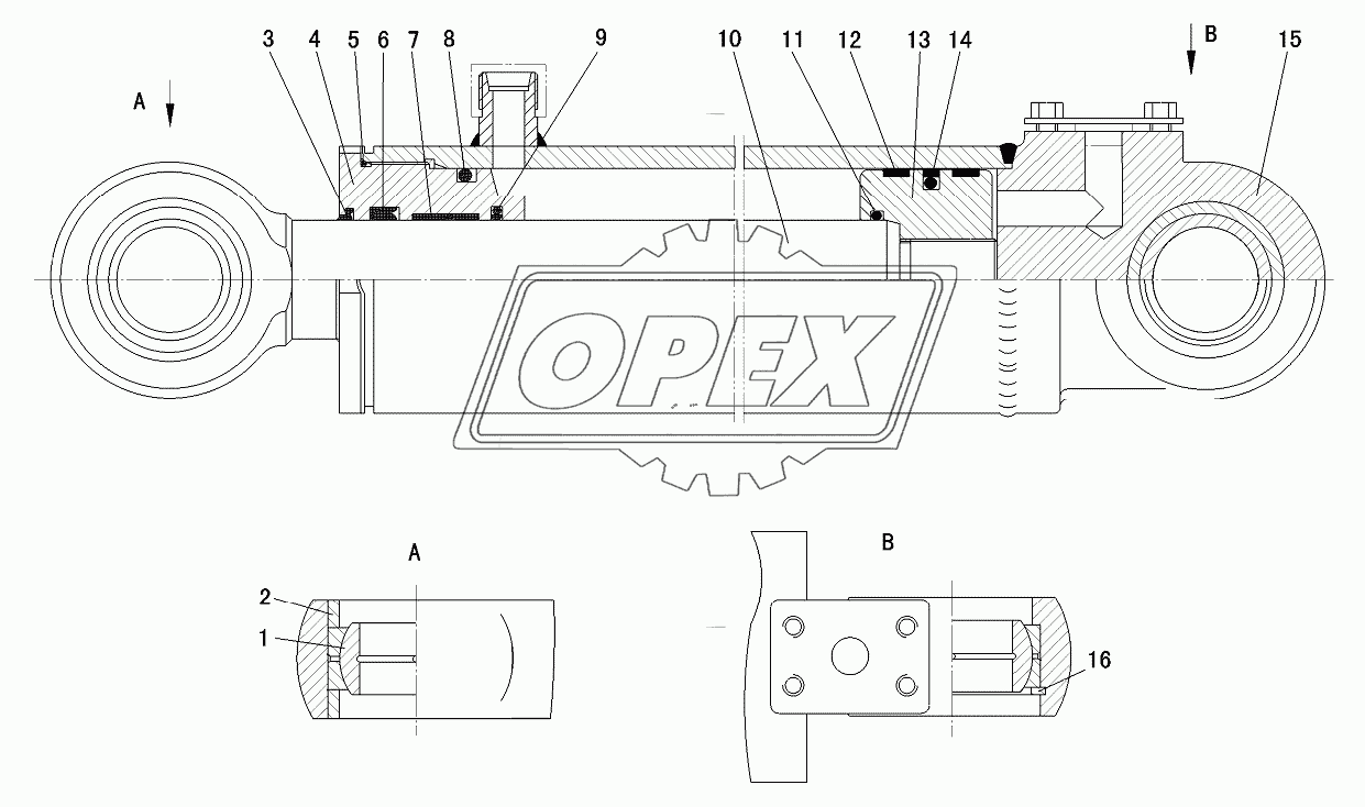 STEERING CYLINDER (371401)