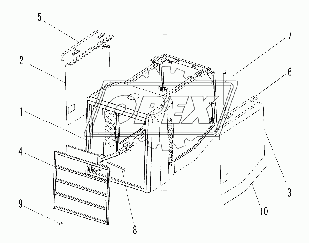 ENGINE HOOD ASSEMBLY