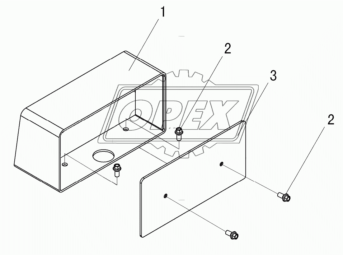 REAR STEERING LAMP HOOD