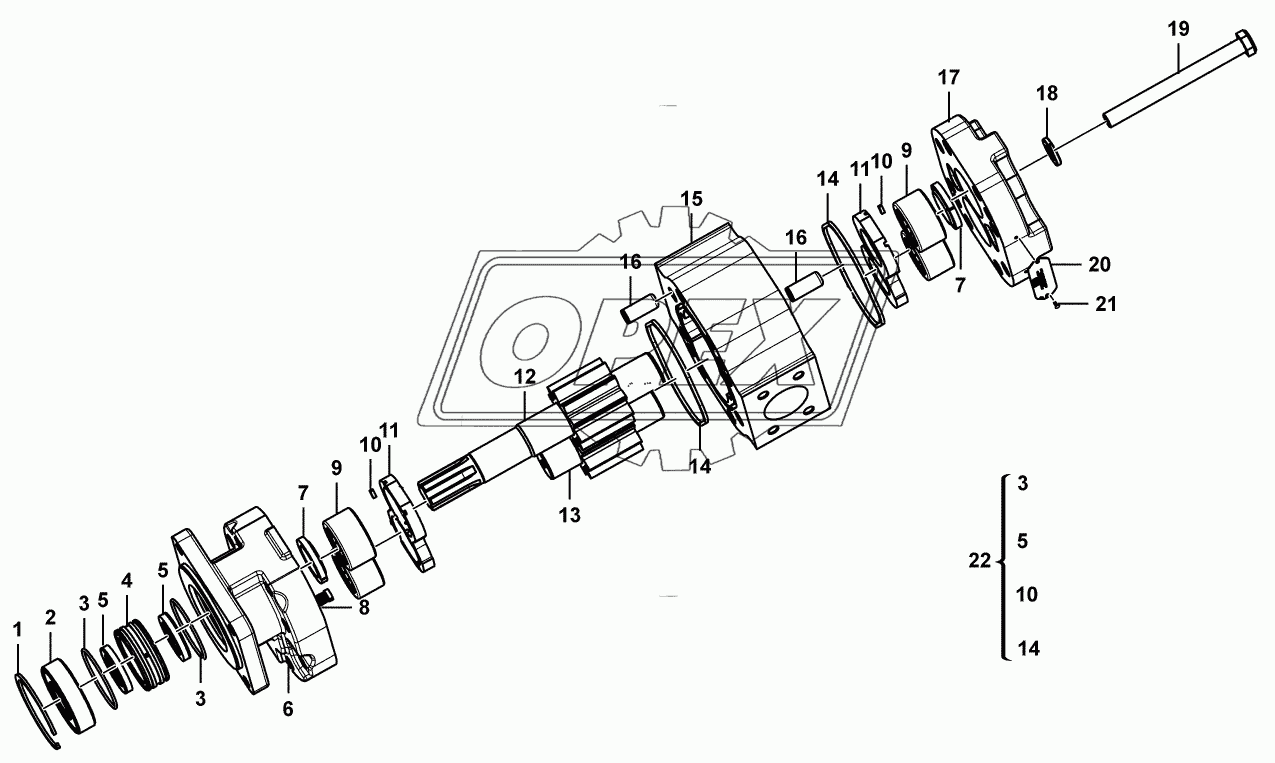 (120101) Gear pump