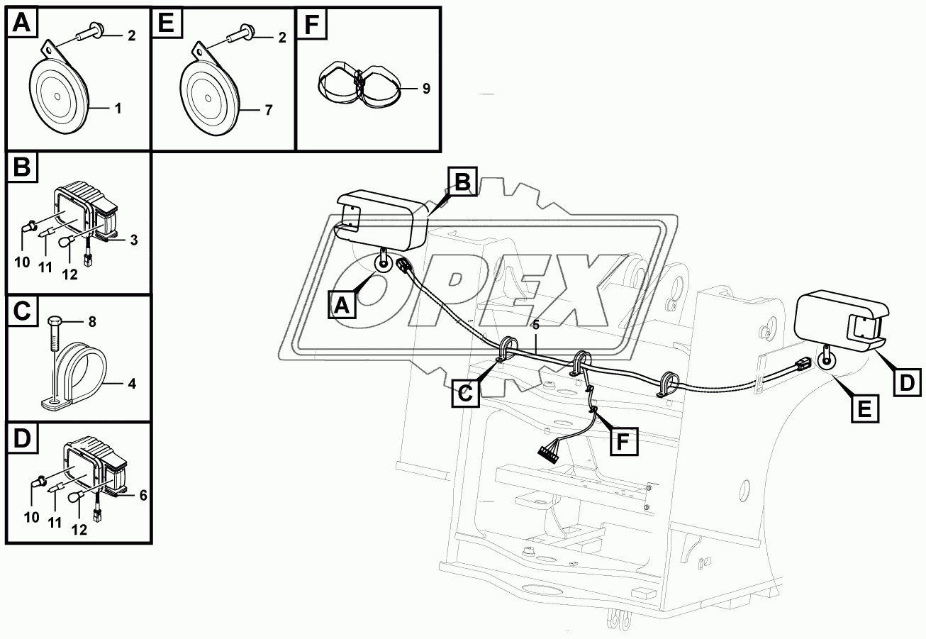 Cable stem