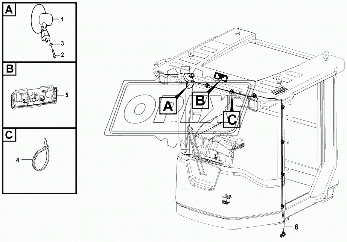 Cab equipment 2