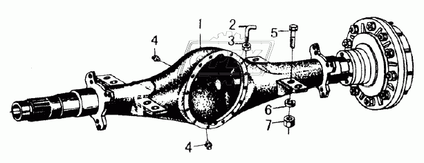 LG9530E2-1 AXLE ASSEMBLY