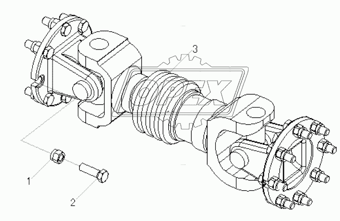 LG9530E8 REAR DRIVE SHAFT