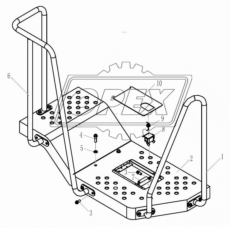 LG9530M3 RIGHT BENCH GROUP