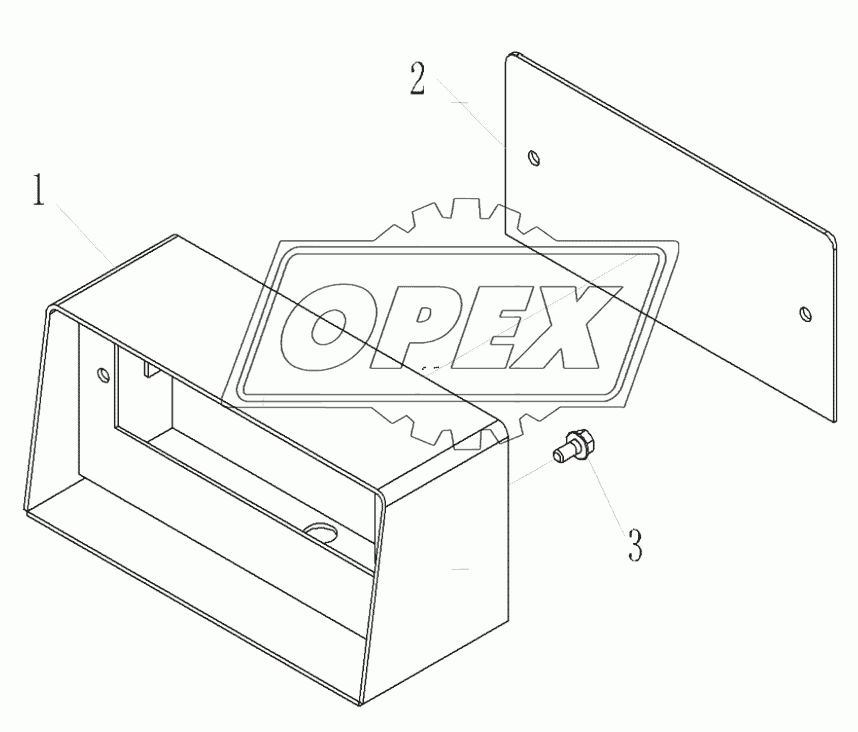 LG9530M4 REAR STEERING LAMP HOOD