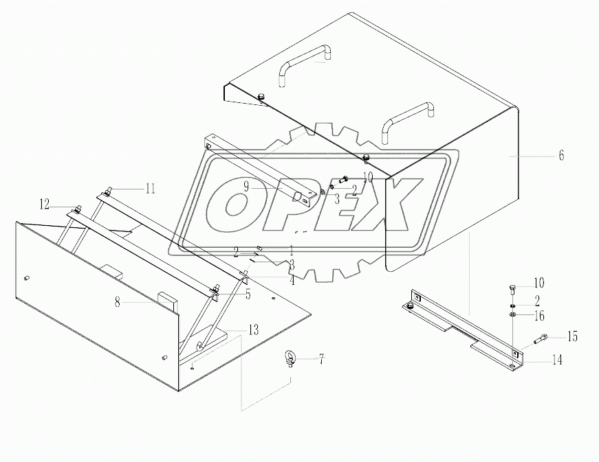 LG9530M6 RIGHT BATTERY CASE