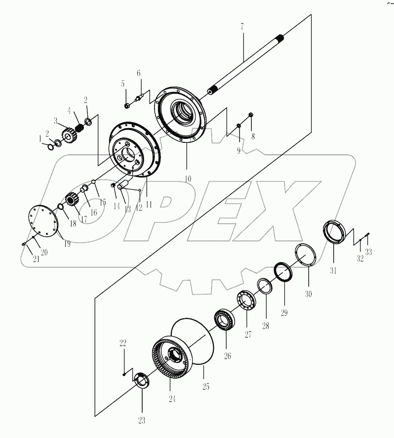 FINAL DRIVE ASSEMBLY (REAR AXLE)