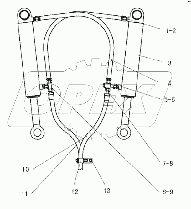 STEERING CYLINDER ASSEMBLY