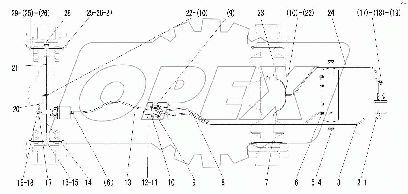 SERVICE BRAKE SYSTEM