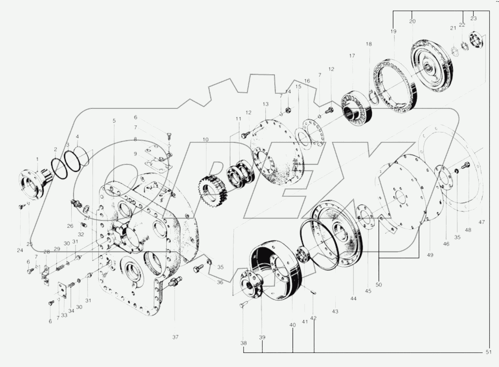 TORQUE CONVERTER YJSW315-6C(370804)