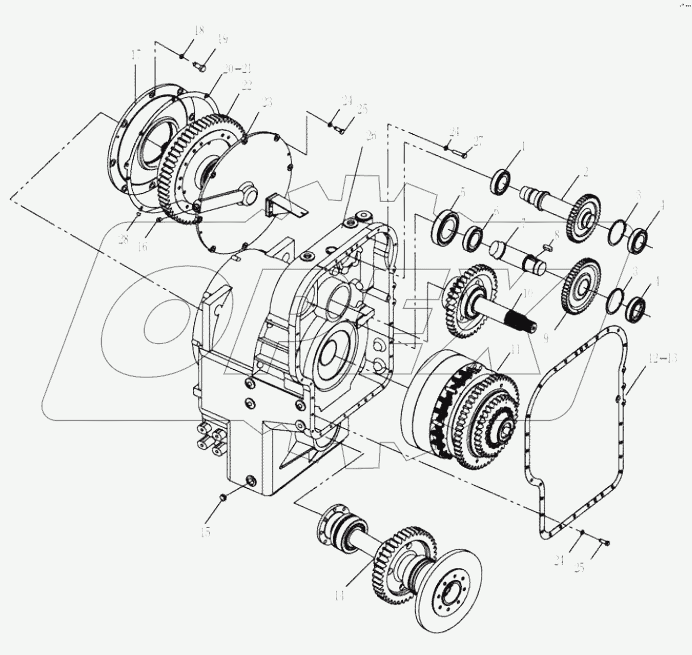 A301 TRANSMISSION ASSEMBLE