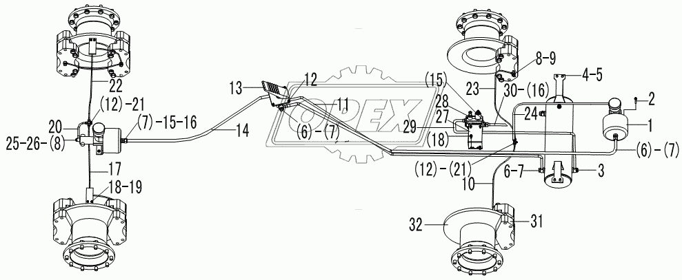 SERVICE BRAKE SYSTEM