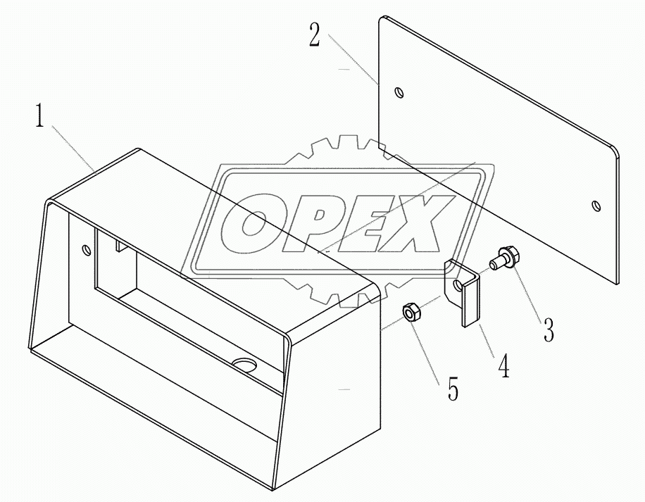 REAR STEERING LAMP HOOD