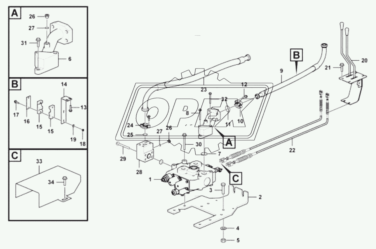 Hydraulic control assembly