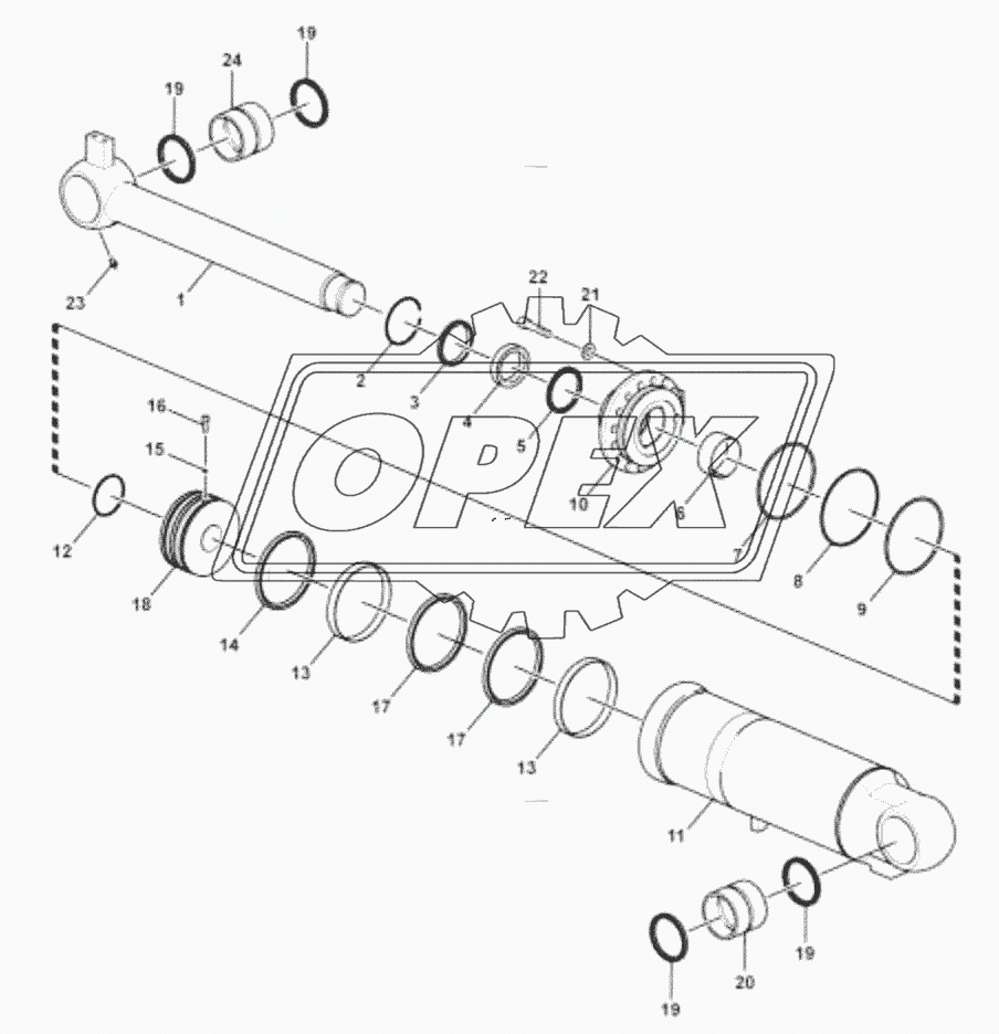 Bucket cylinder (3713CH)