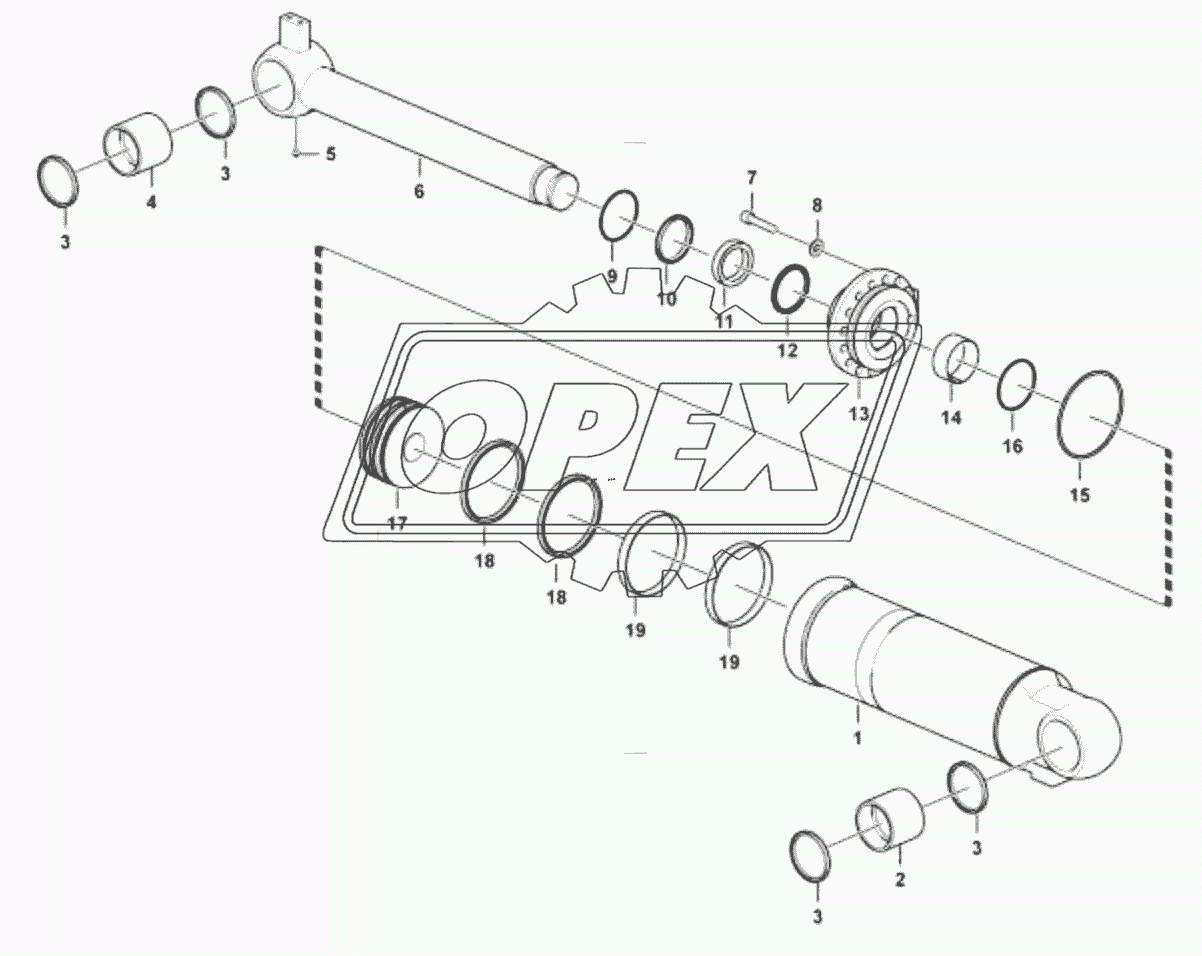 Tilt cylinder (371401)